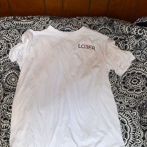 🧸3 for $15🧸White “ Lover/Loser” Shirt